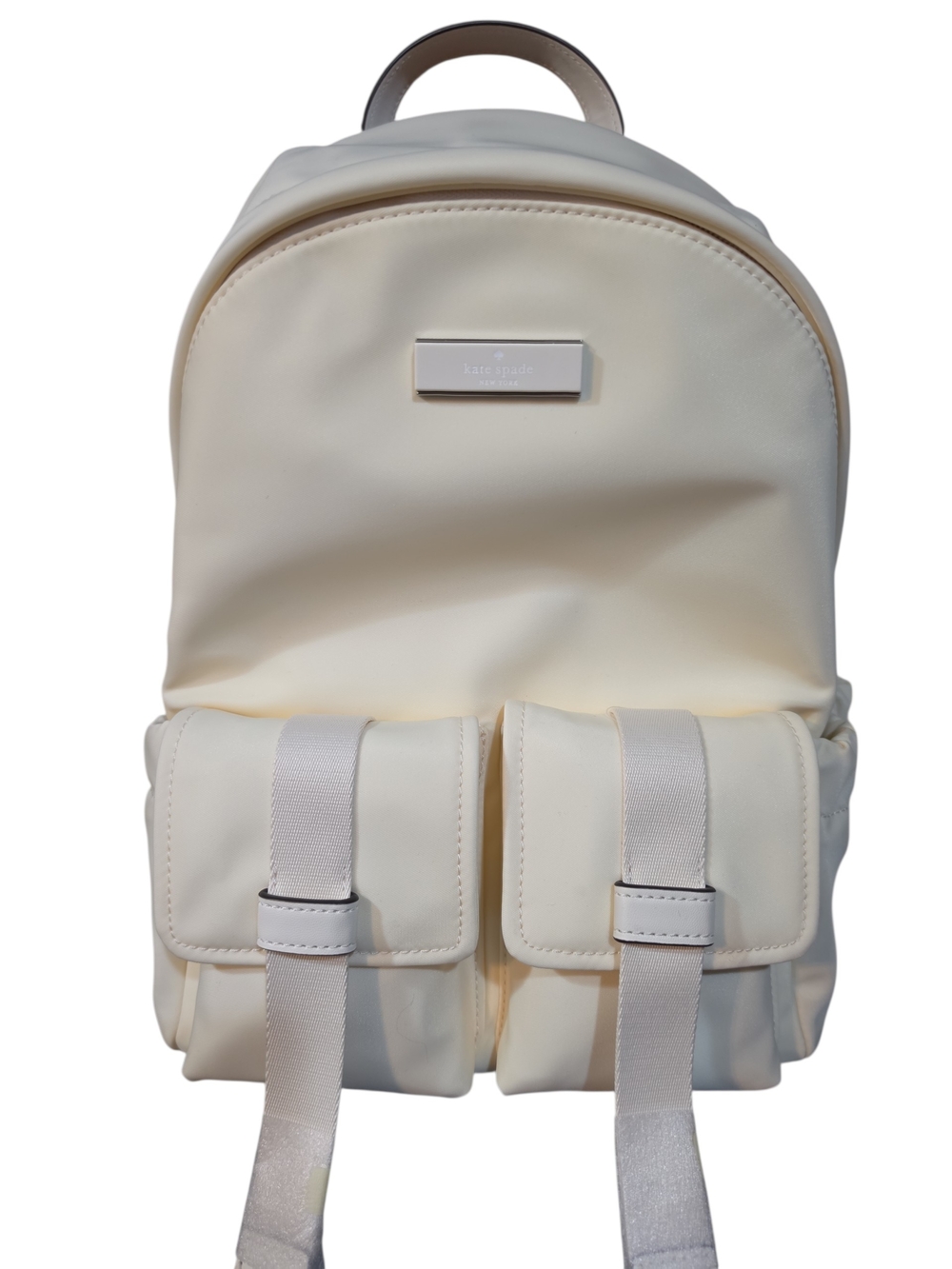 kate spade Cream Mini Backpack with Dual Front Pockets